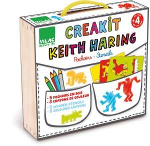 Pochoir enfant Keith Haring
